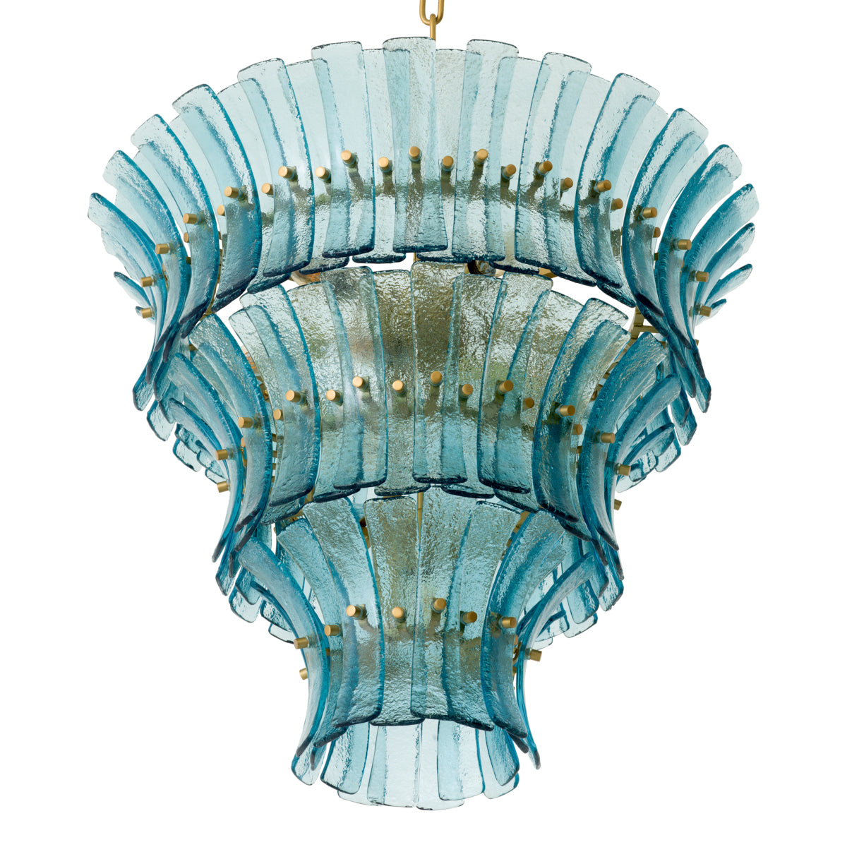 Glass Tiered Chandelier Toscano | Eichholtz Miami