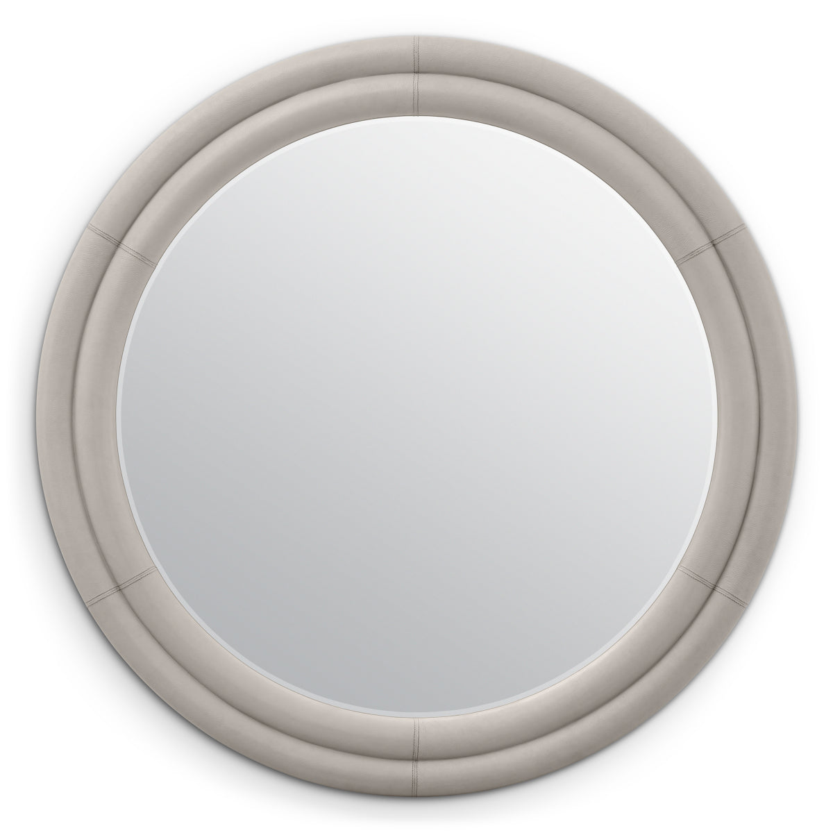 Leather Round Mirror Bastioni | Eichholtz Miami
