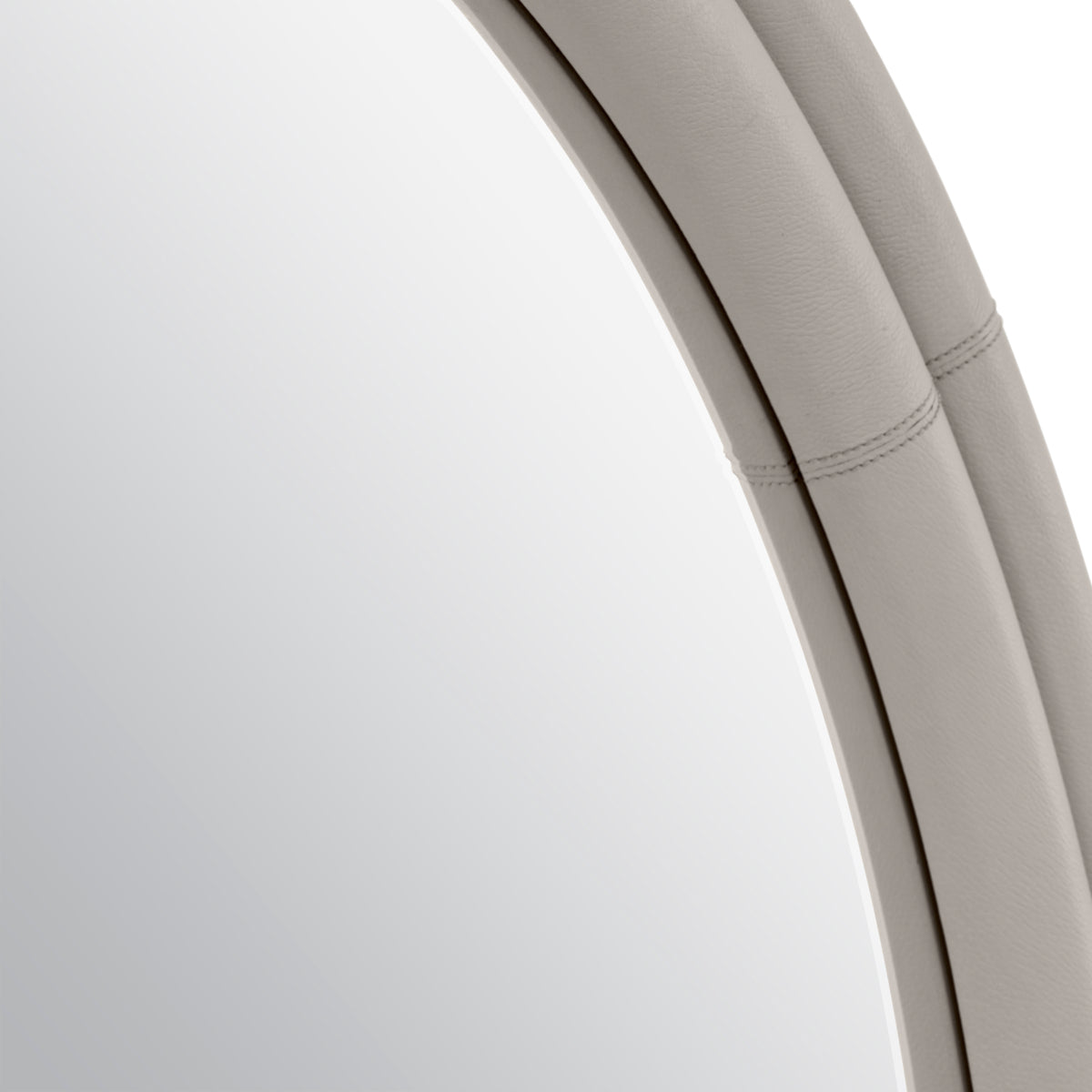 Leather Round Mirror Bastioni | Eichholtz Miami
