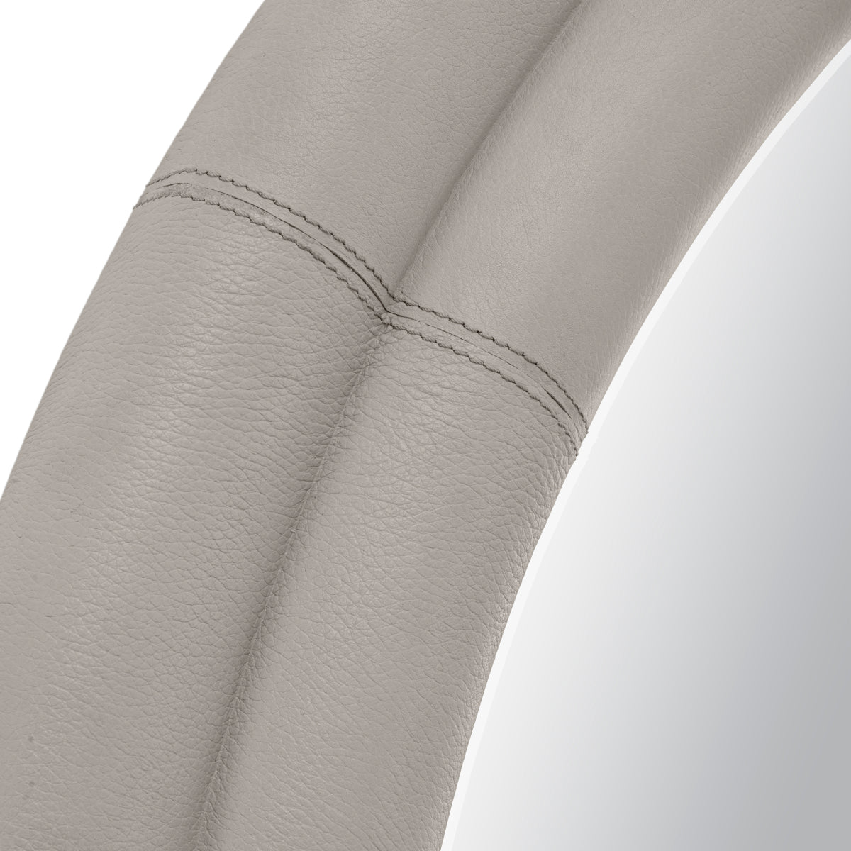 Leather Round Mirror Bastioni | Eichholtz Miami