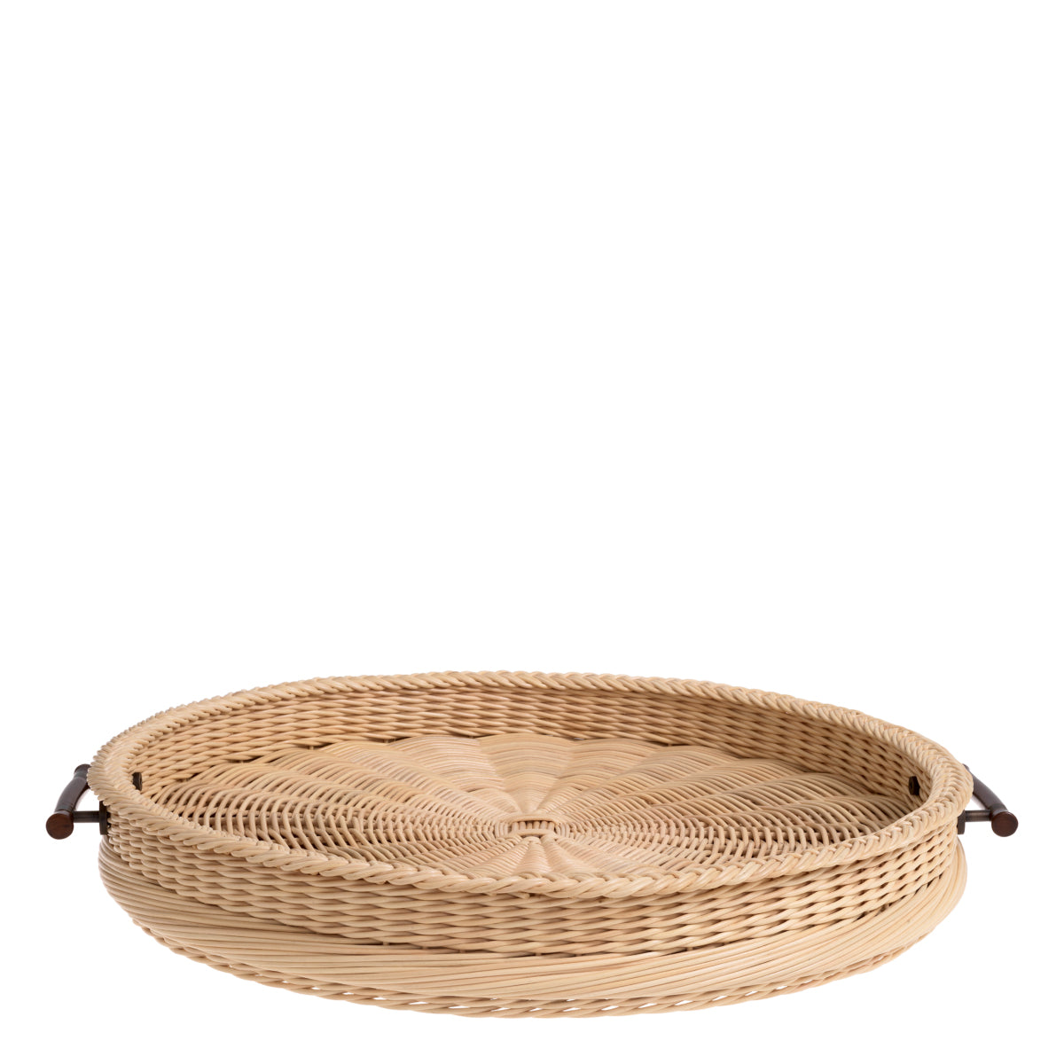 Natural Rattan Round Tray Vimini | Eichholtz Miami