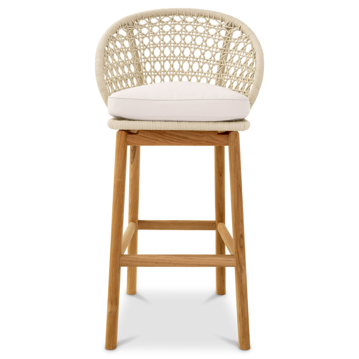 Weave Outdoor Bar Stool Trinity | Eichholtz Miami