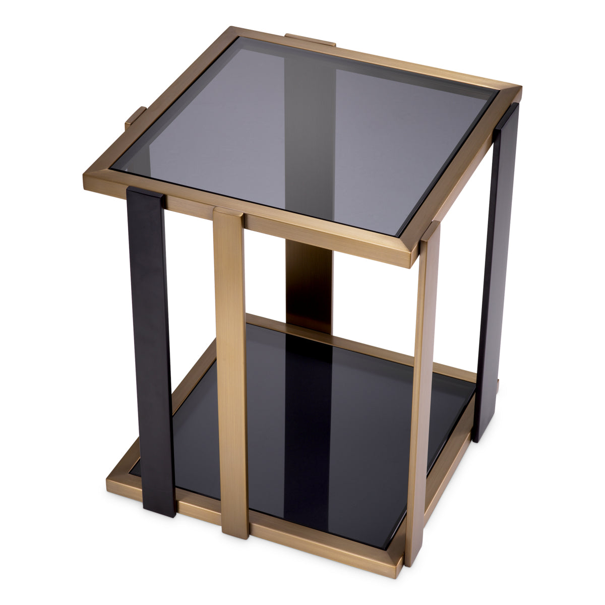 Black Glass Side Table Clio | Eichholtz Miami