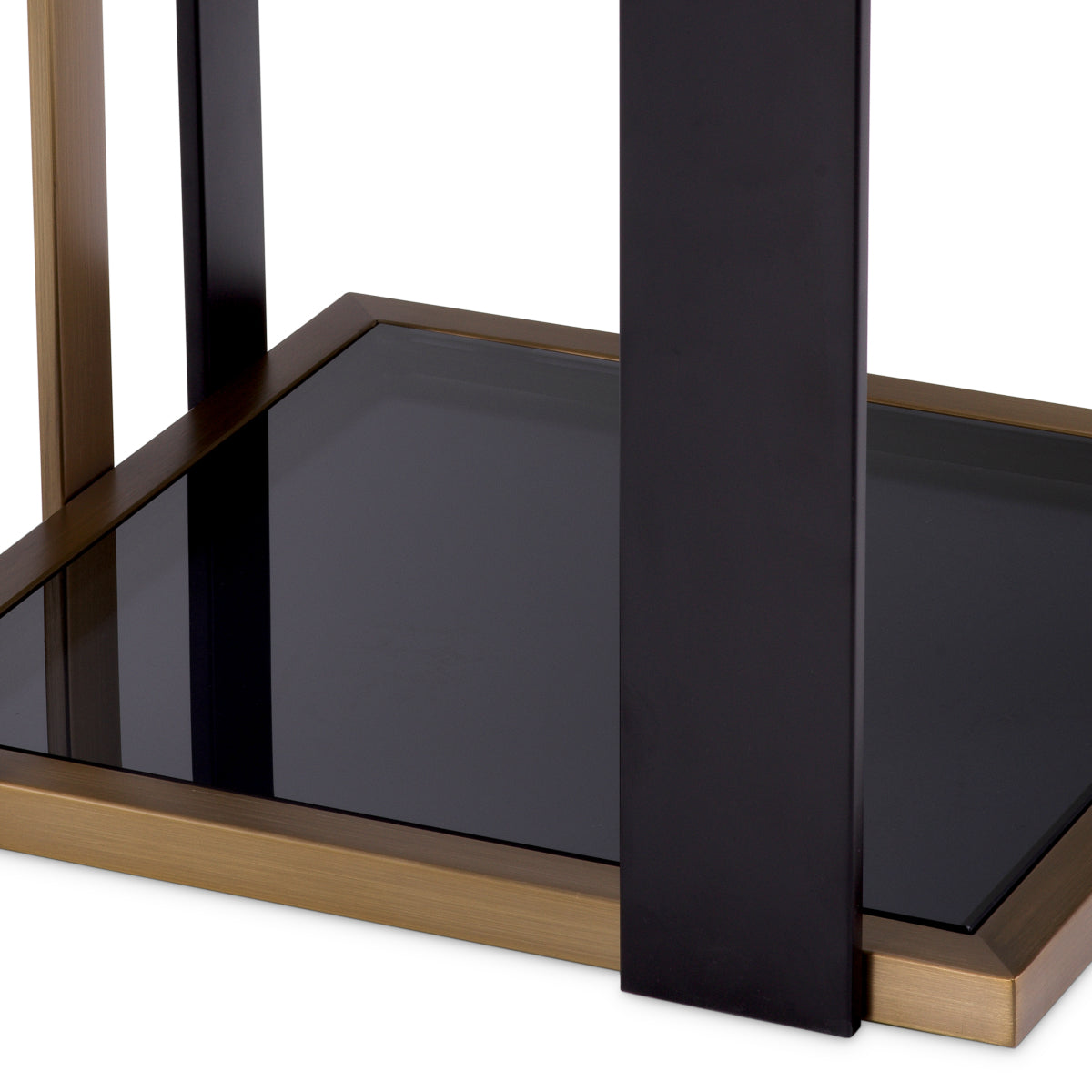 Black Glass Side Table Clio | Eichholtz Miami