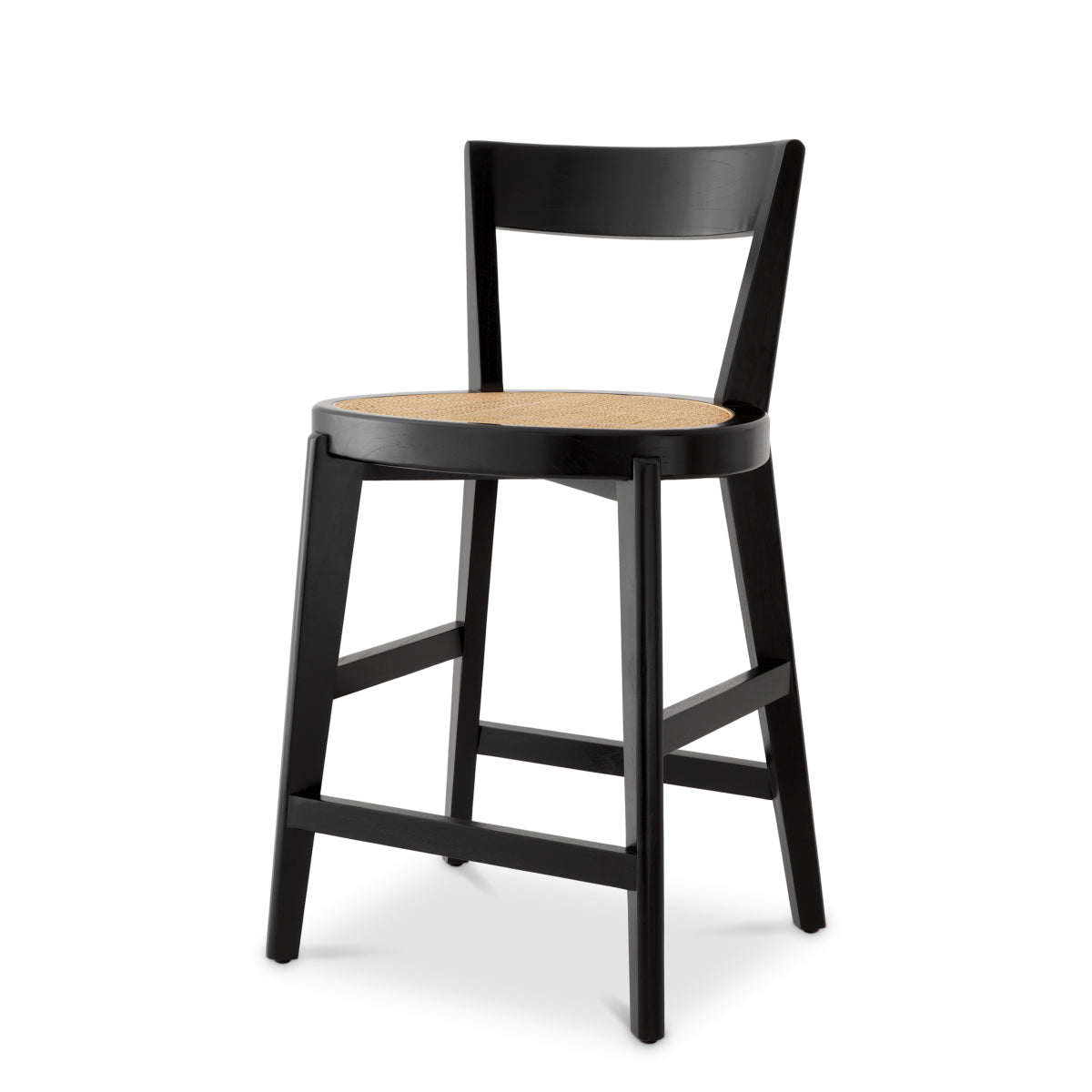 Rattan Seat Counter Stool Alvear | Eichholtz Miami