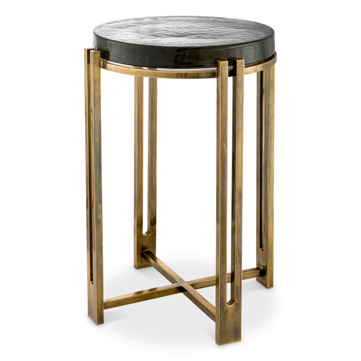 Vintage Glass Side Table Claremont | Eichholtz Miami