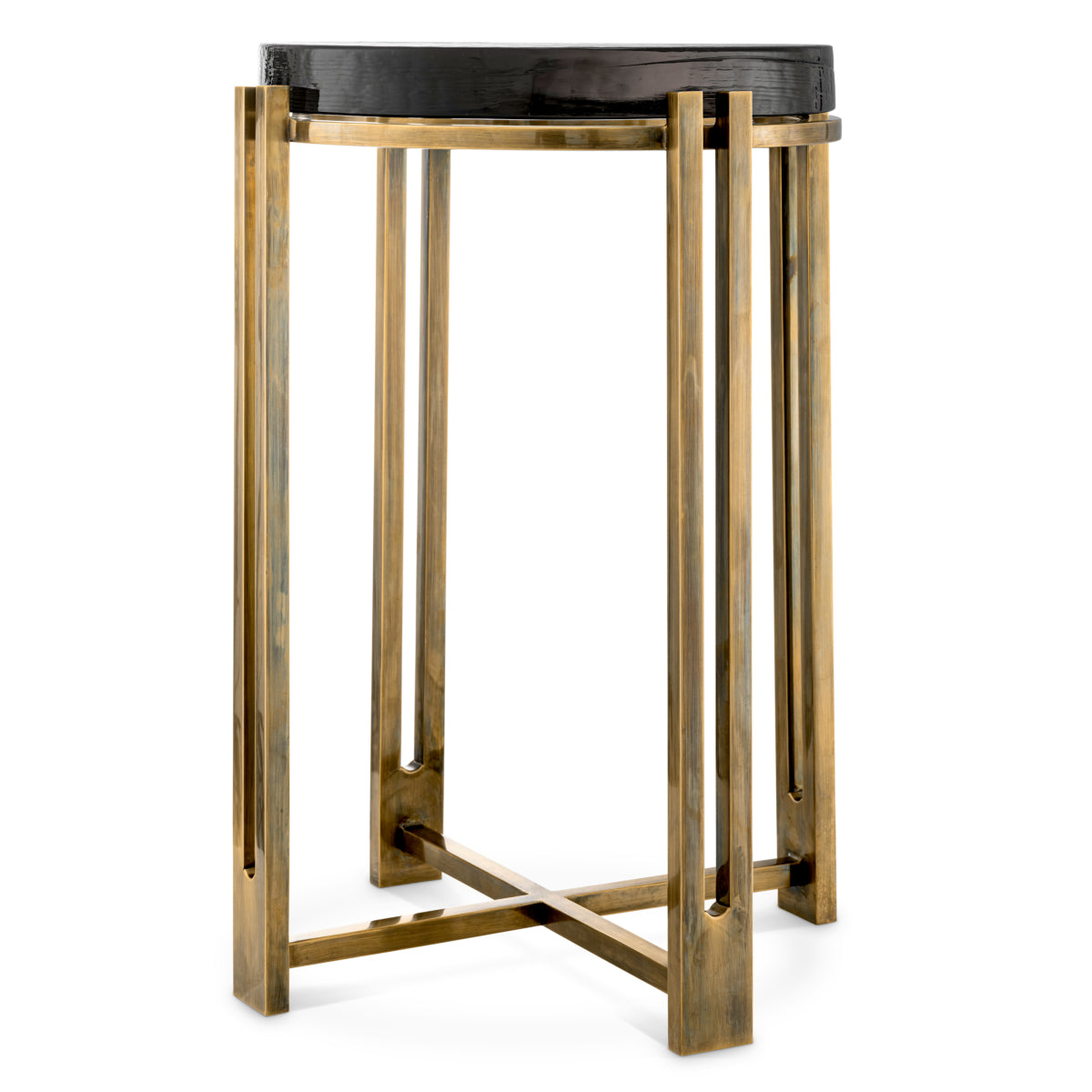 Vintage Glass Side Table Claremont | Eichholtz Miami