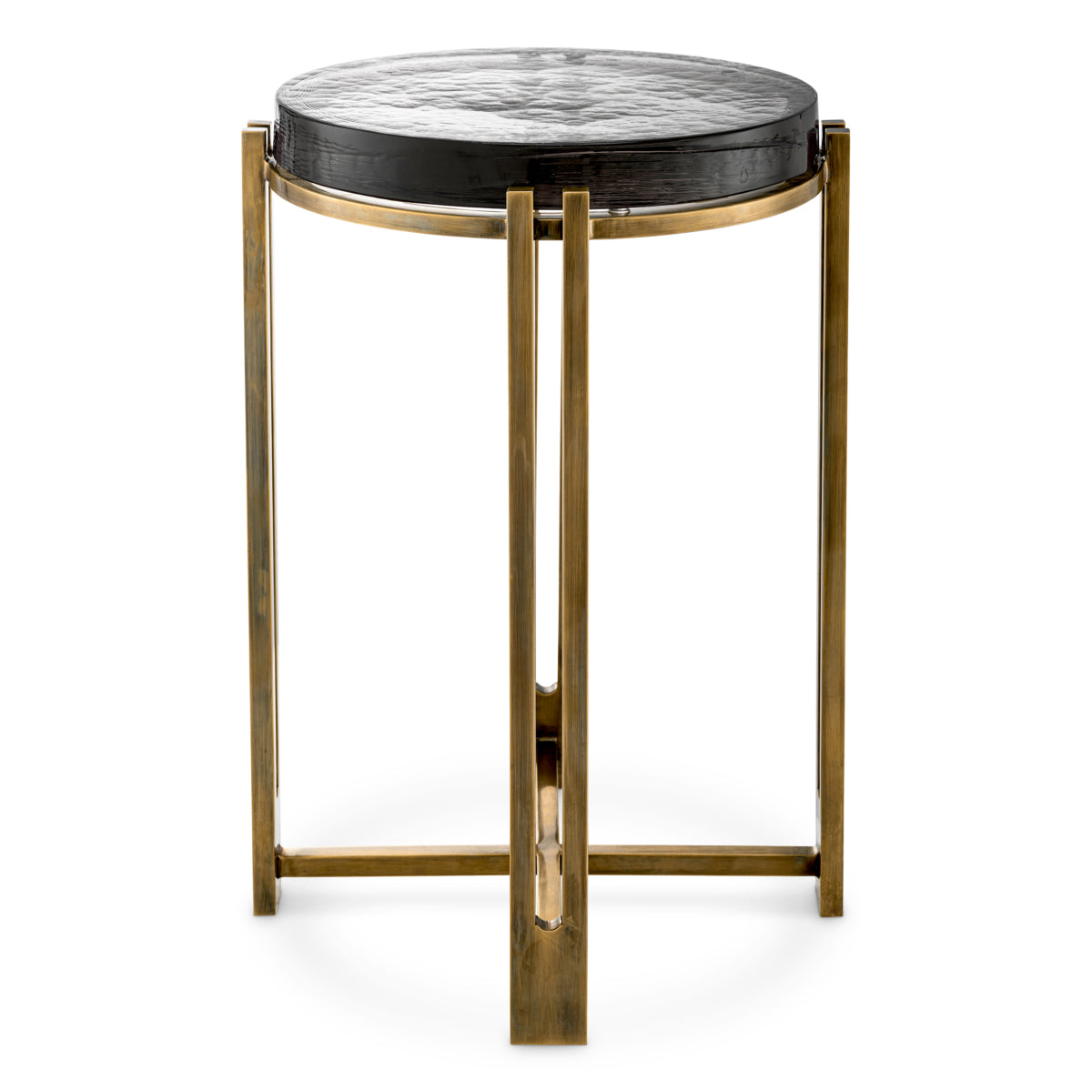 Vintage Glass Side Table Claremont | Eichholtz Miami