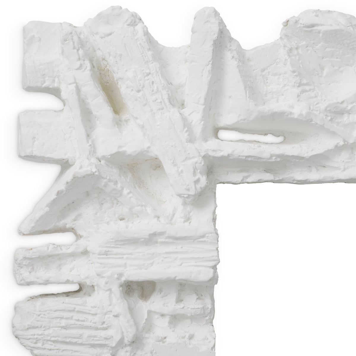 Matte White Mirror Masonic | Eichholtz Miami