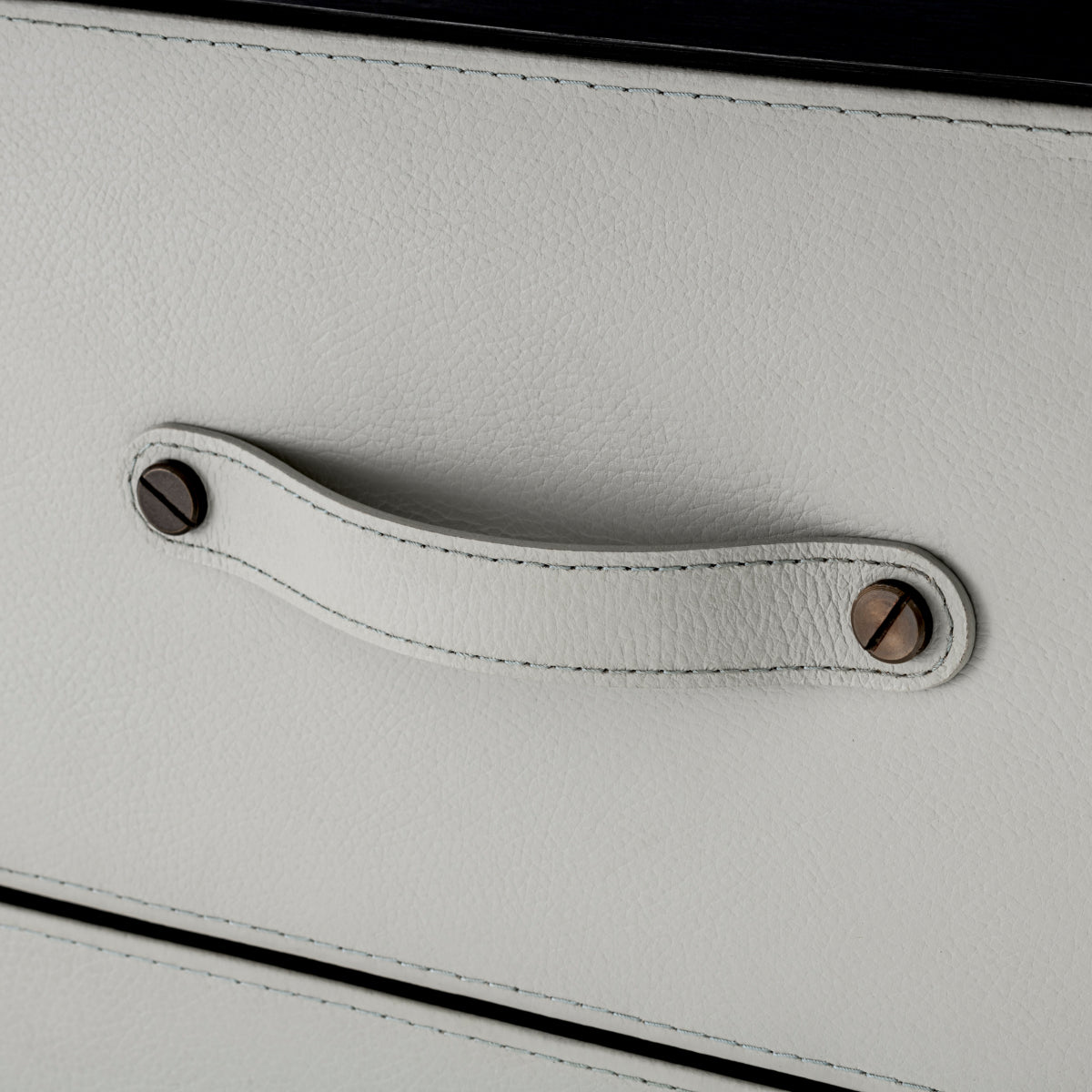 Gray Leather Rotating Desk Numana | Eichholtz Miami