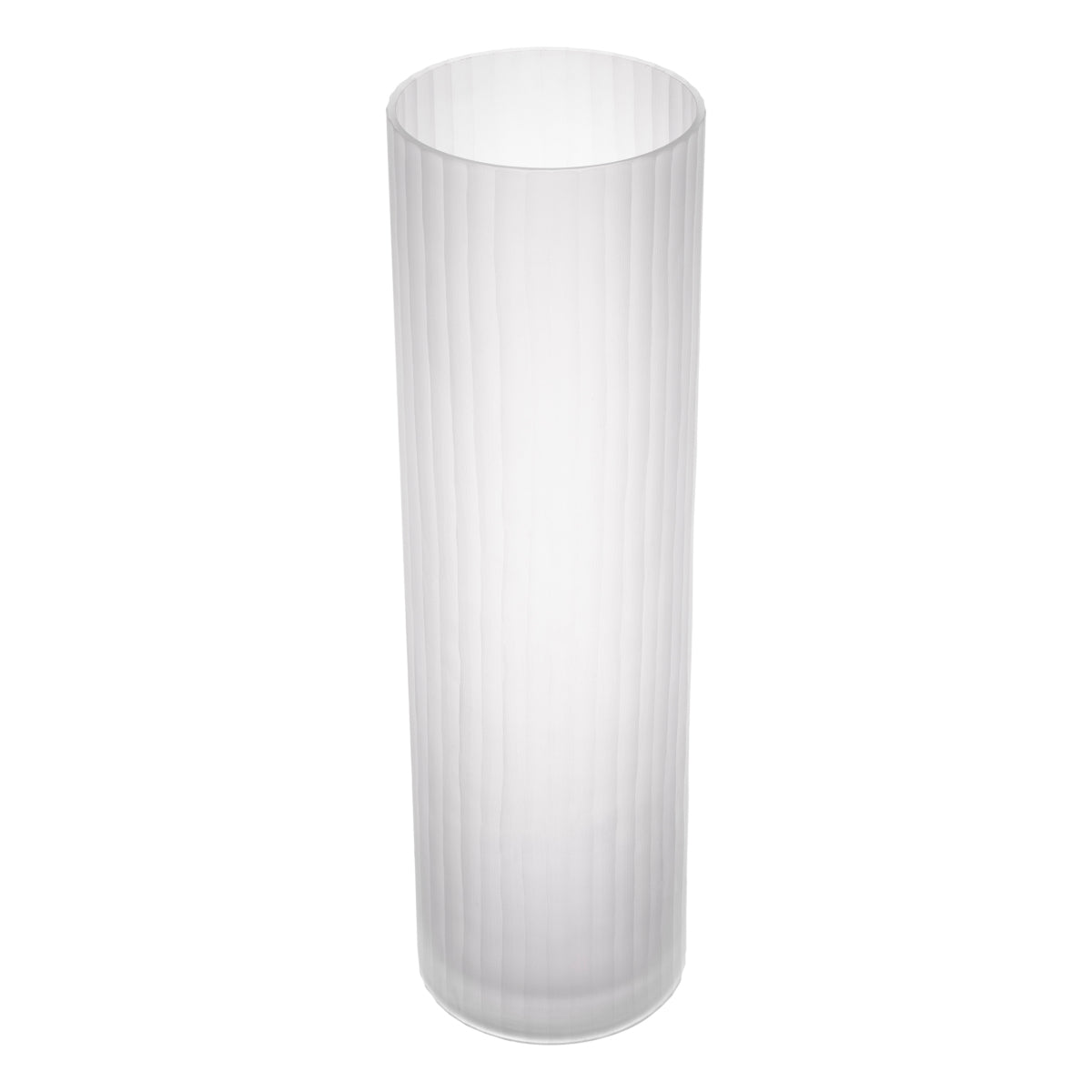 White Frosted Glass Vase Haight | Eichholtz Miami