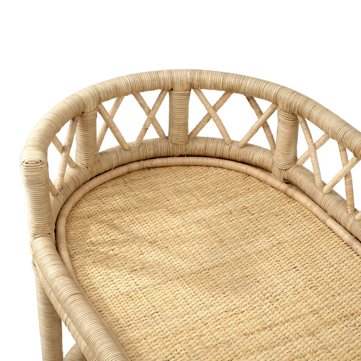 Natural Rattan Trolley Dorini | Eichholtz Miami
