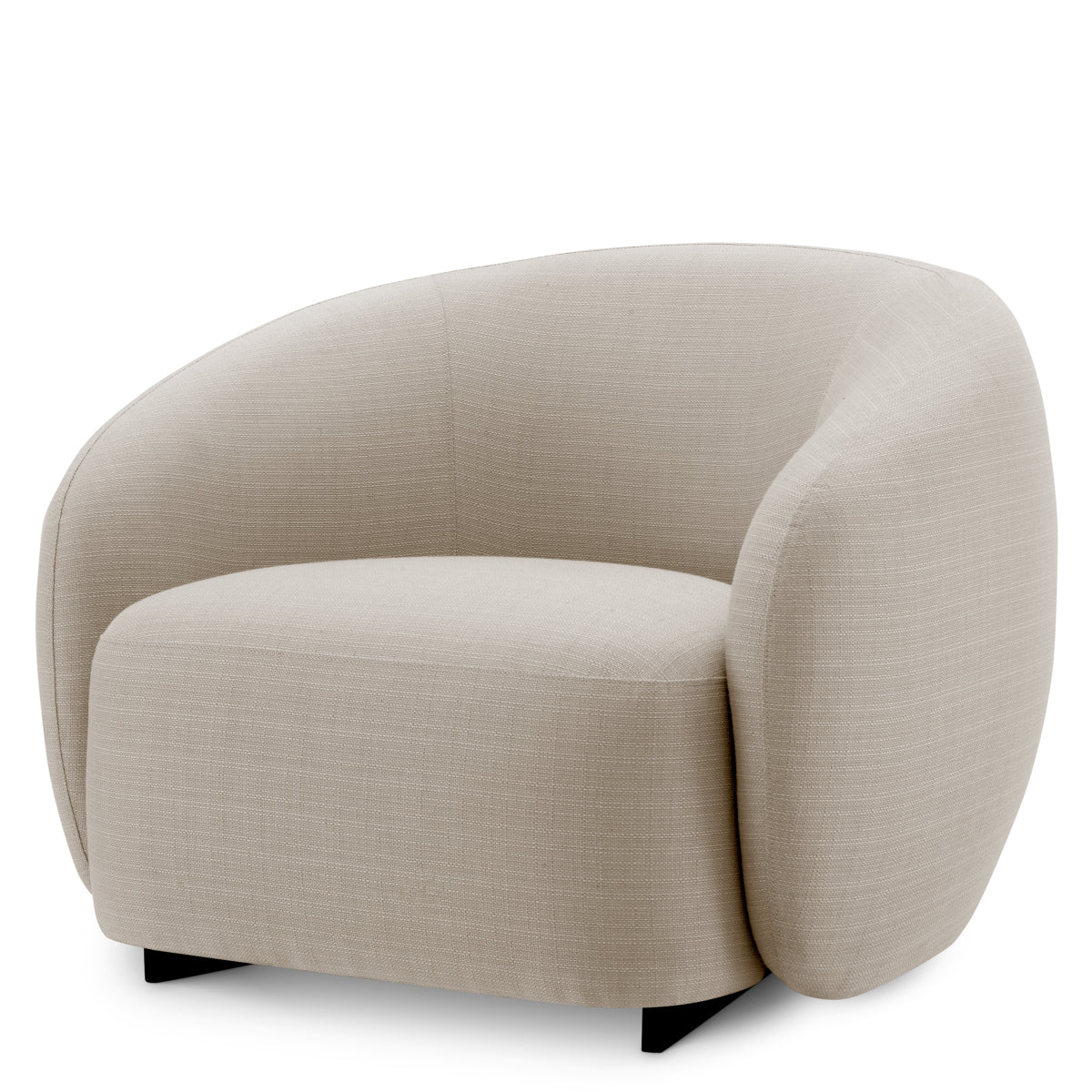 Upholstered Curved Sofa L Björn | Eichholtz Miami