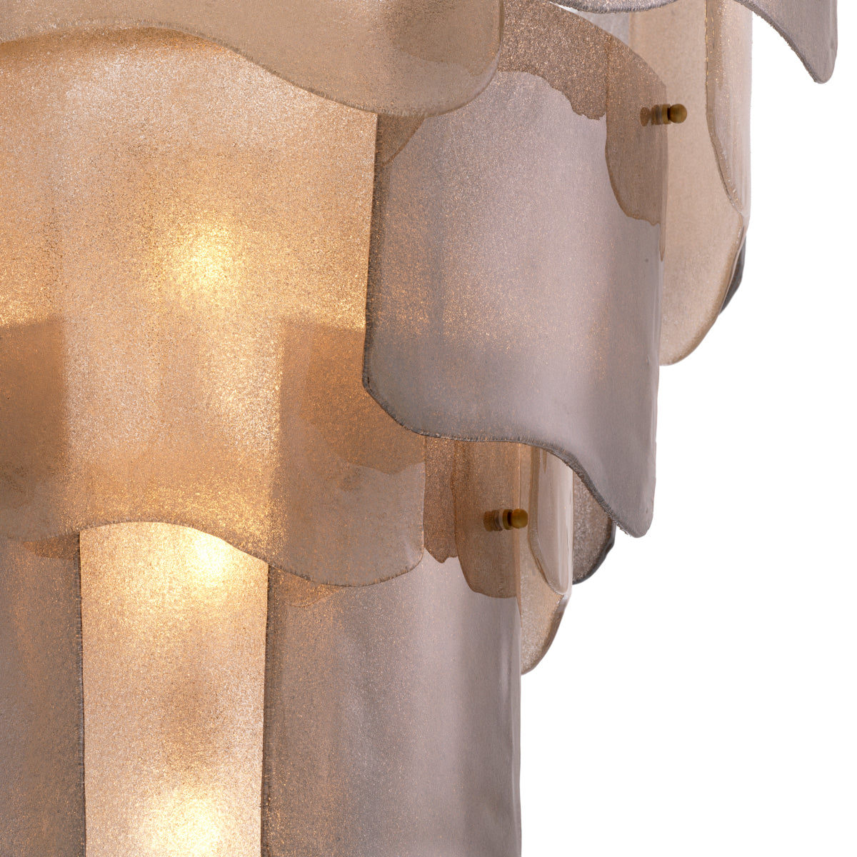 Tiered Glass Modern Chandelier Asinara | Eichholtz Miami