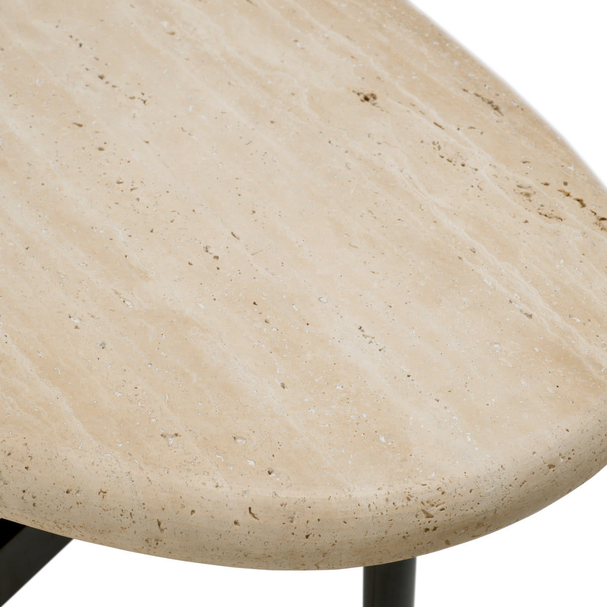 Oval Travertine Console Table Palermo | Eichholtz Miami