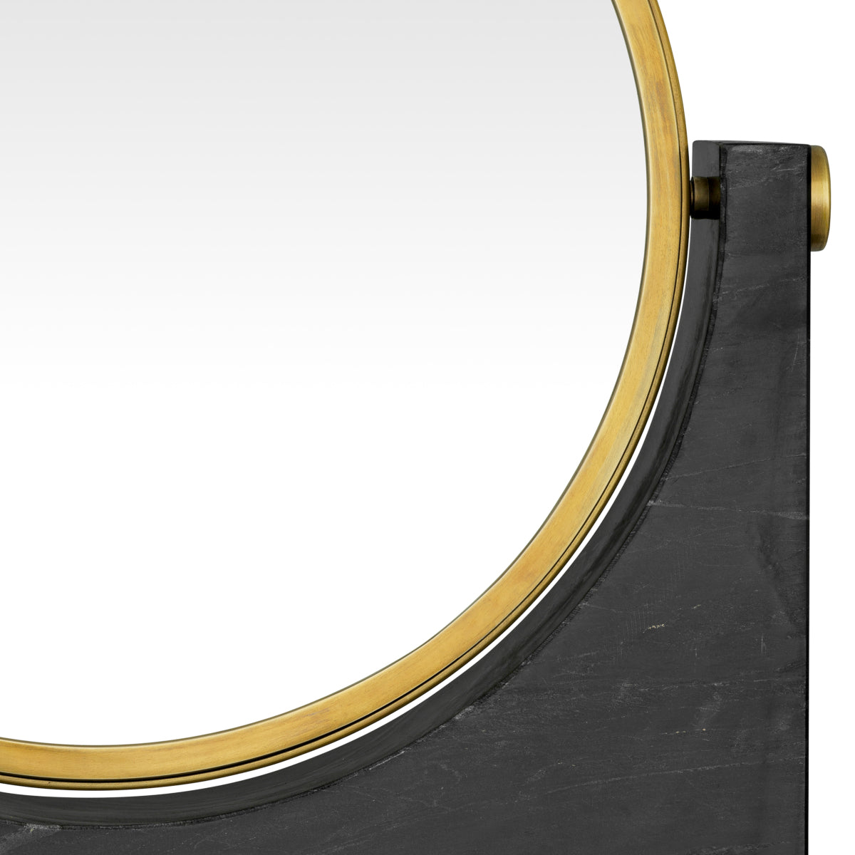 Black Marble Table Mirror Vivaldi | Eichholtz Miami