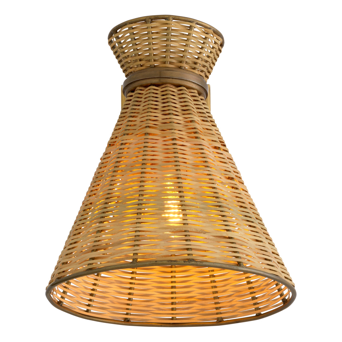 Natural Rattan Wall Lamp Kon Tiki | Eichholtz Miami