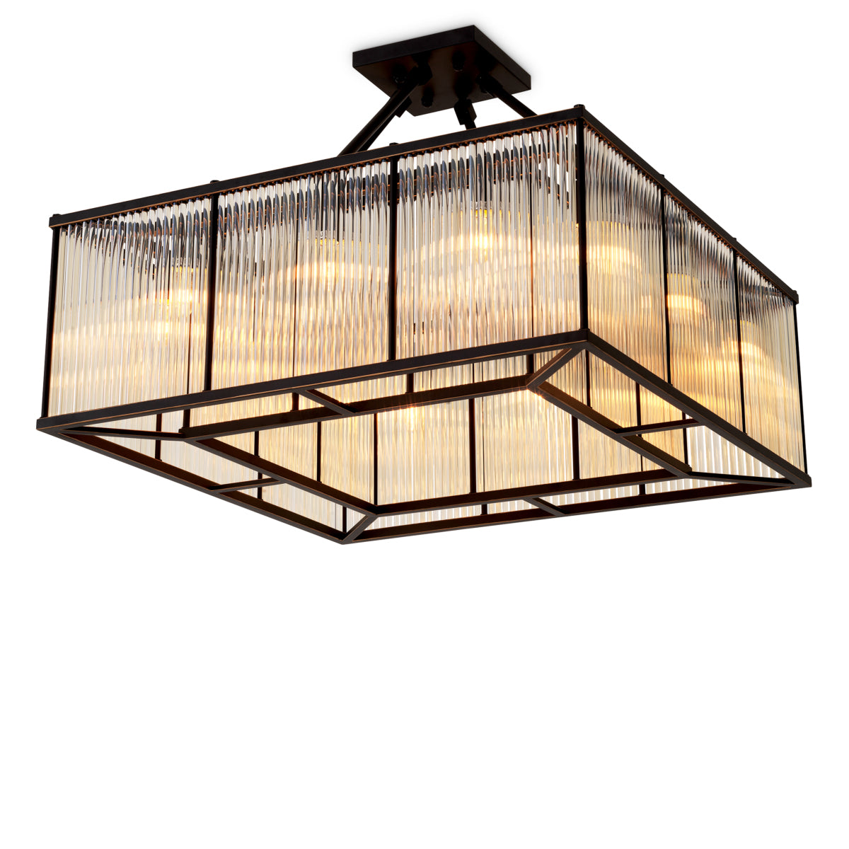 Glass Rods Ceiling Lamp Bernardi | Eichholtz Miami