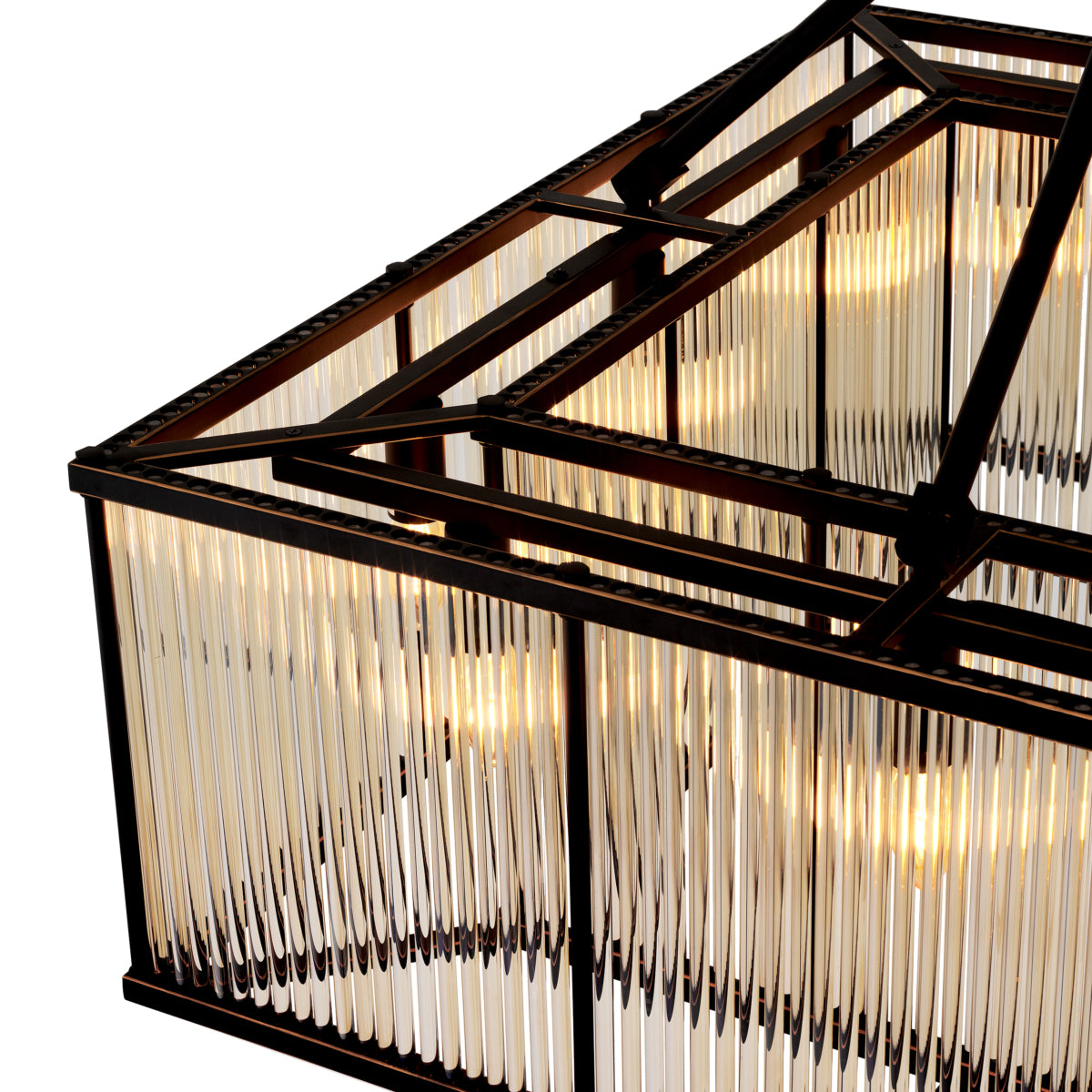 Glass Rods Ceiling Lamp Bernardi | Eichholtz Miami
