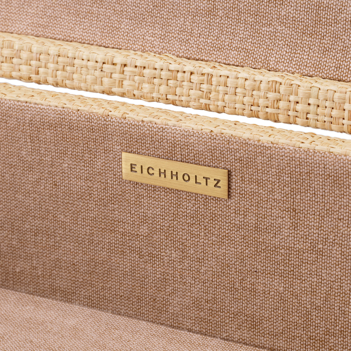 Handwoven Natural Raffia Box Cadiz | Eichholtz Miami
