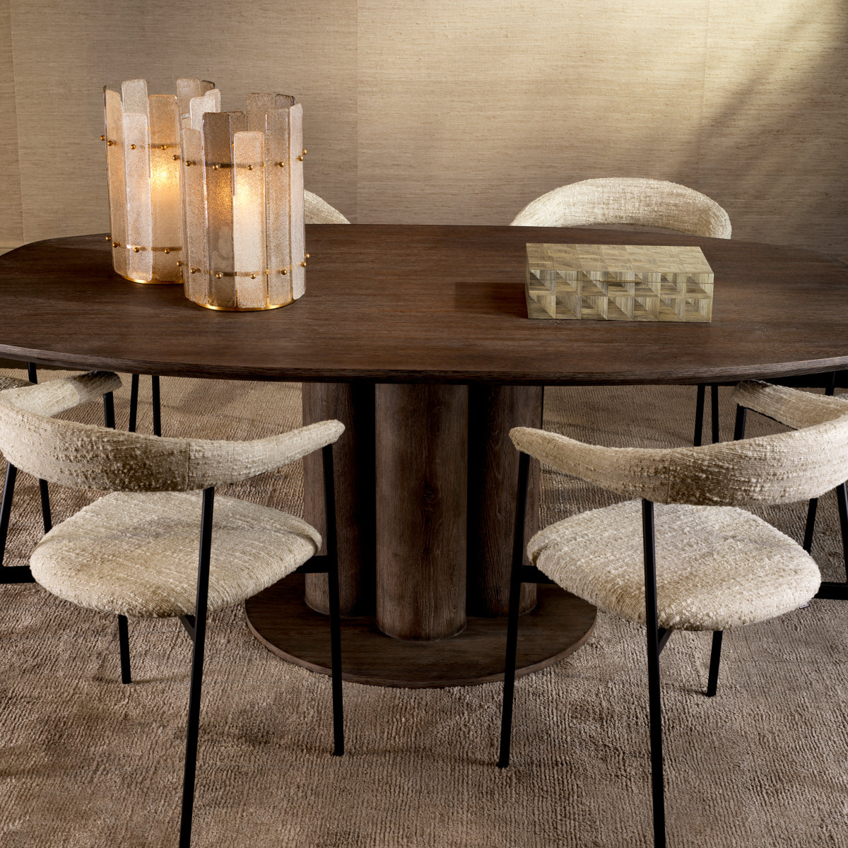 Oval Wooden Dining Table Westwood | Eichholtz Miami