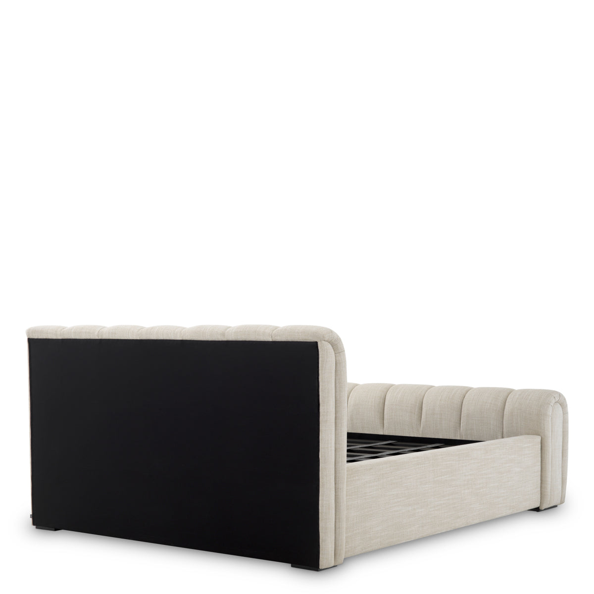 Beige Upholstered Bed Frame Kayden | Eichholtz Miami