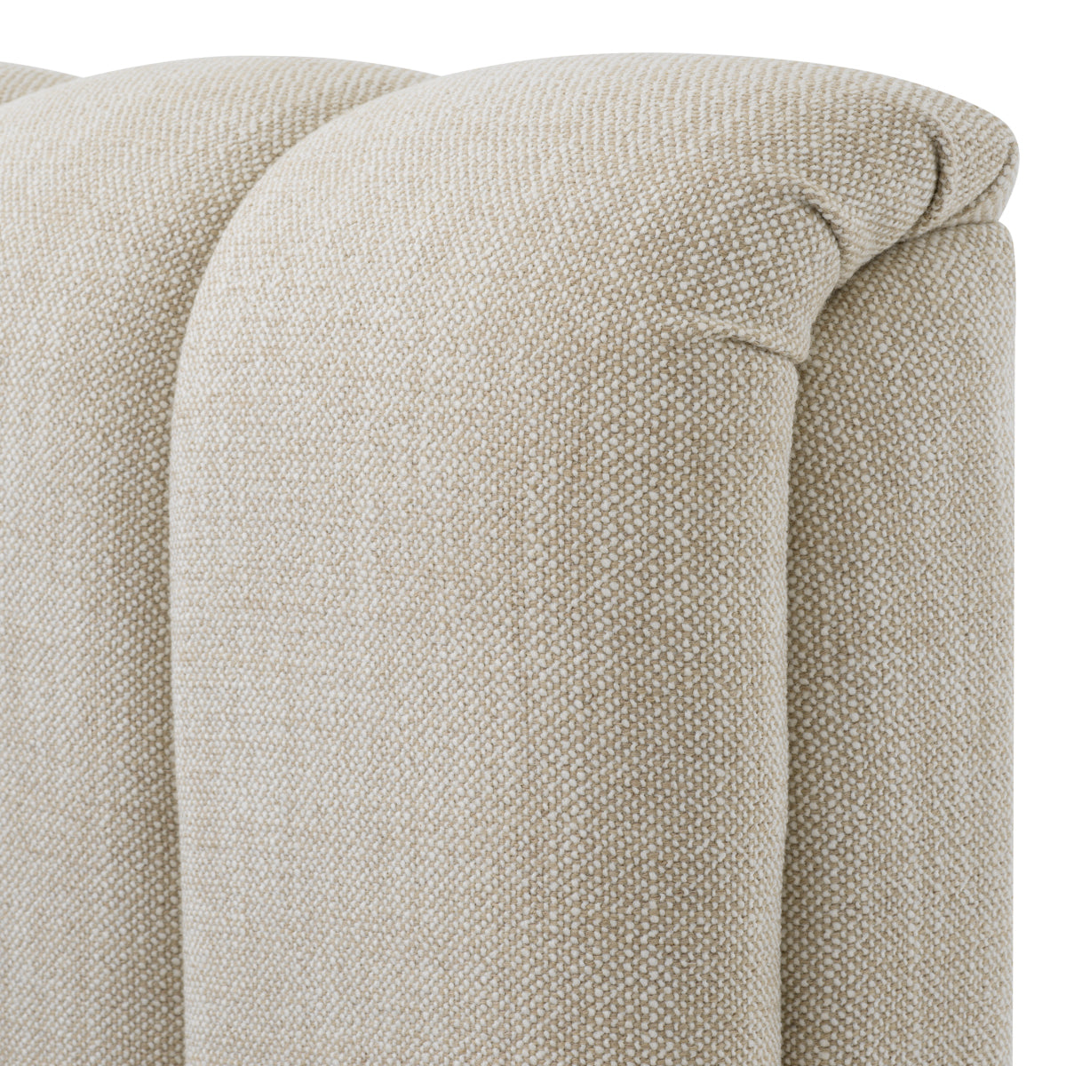 Beige Upholstered Bed Frame Kayden | Eichholtz Miami
