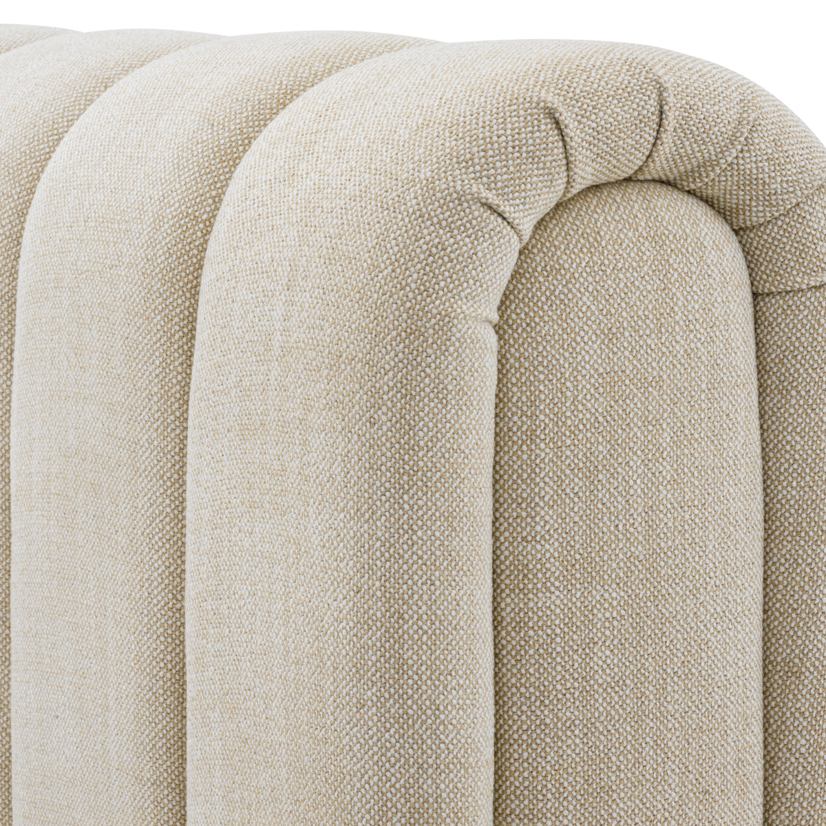 Beige Upholstered Bed Frame Kayden | Eichholtz Miami