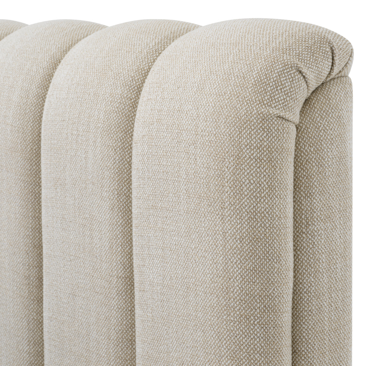 Beige Upholstered Bed Frame Kayden | Eichholtz Miami