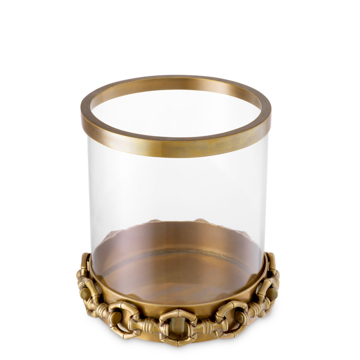 Vintage Brass Hurricane Clementine | Eichholtz Miami