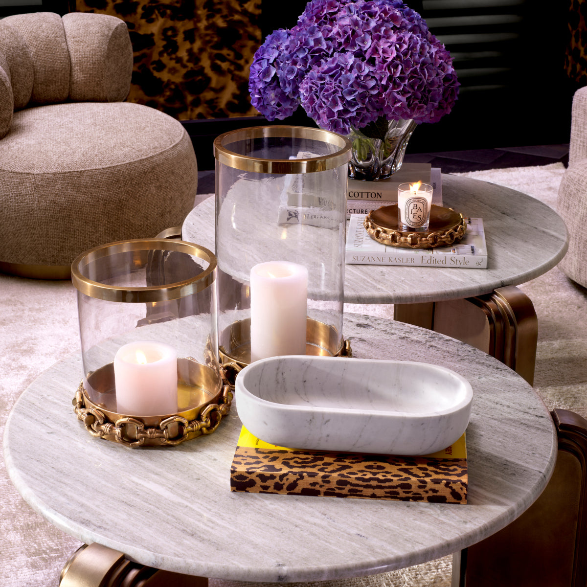 Vintage Brass Bowl Clementine | Eichholtz Miami