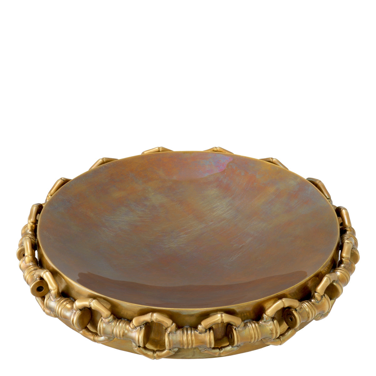 Vintage Brass Bowl Clementine | Eichholtz Miami