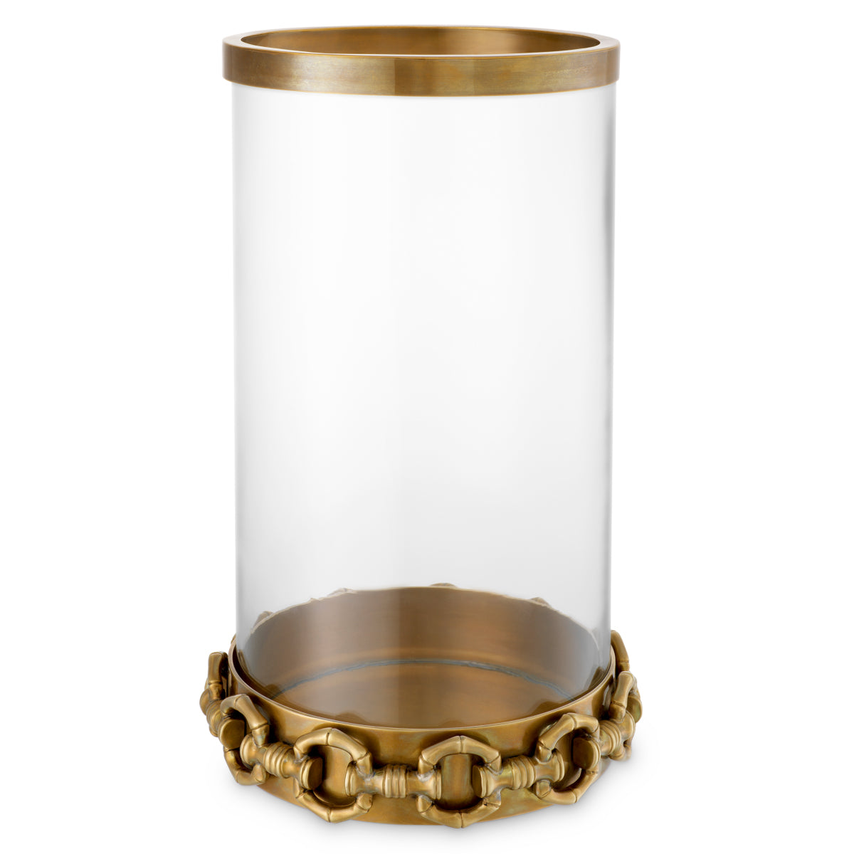 Vintage Brass Hurricane Clementine | Eichholtz Miami