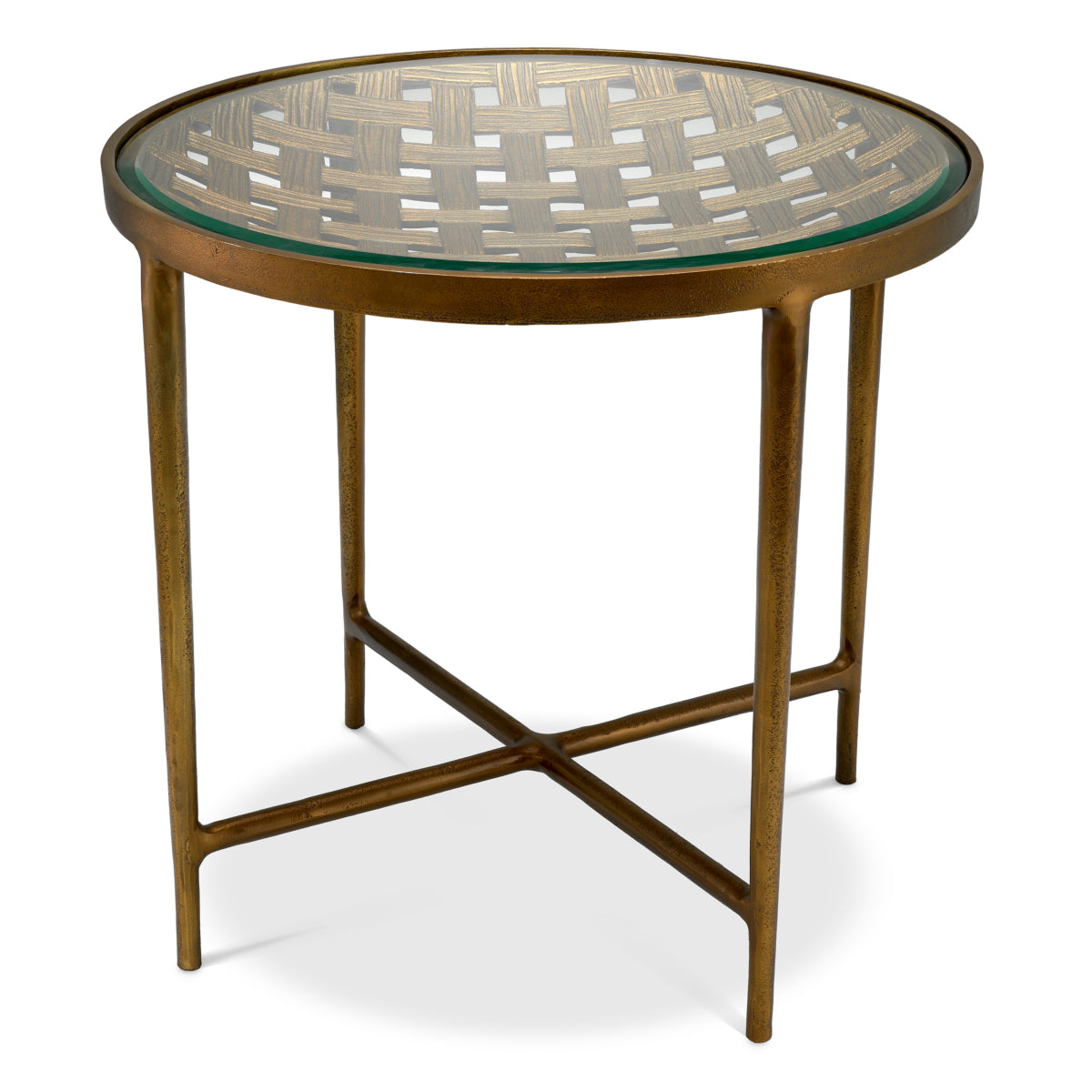 Woven Design Side Table Sorrento | Eichholtz Miami