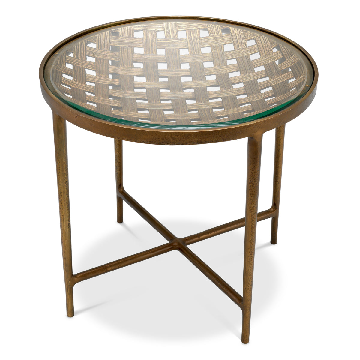 Woven Design Side Table Sorrento | Eichholtz Miami