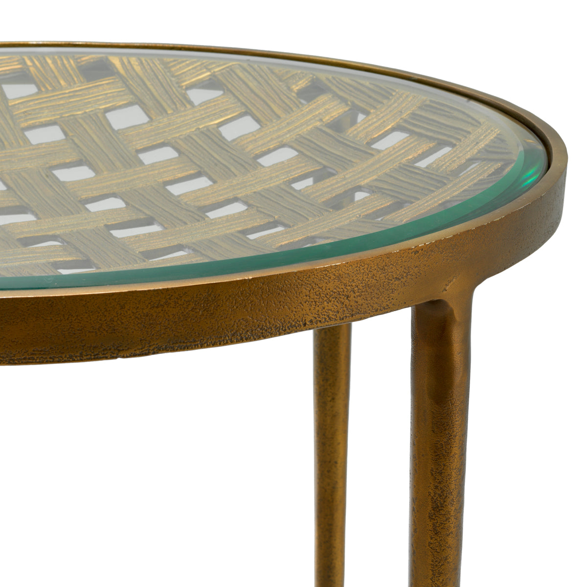 Woven Design Side Table Sorrento | Eichholtz Miami