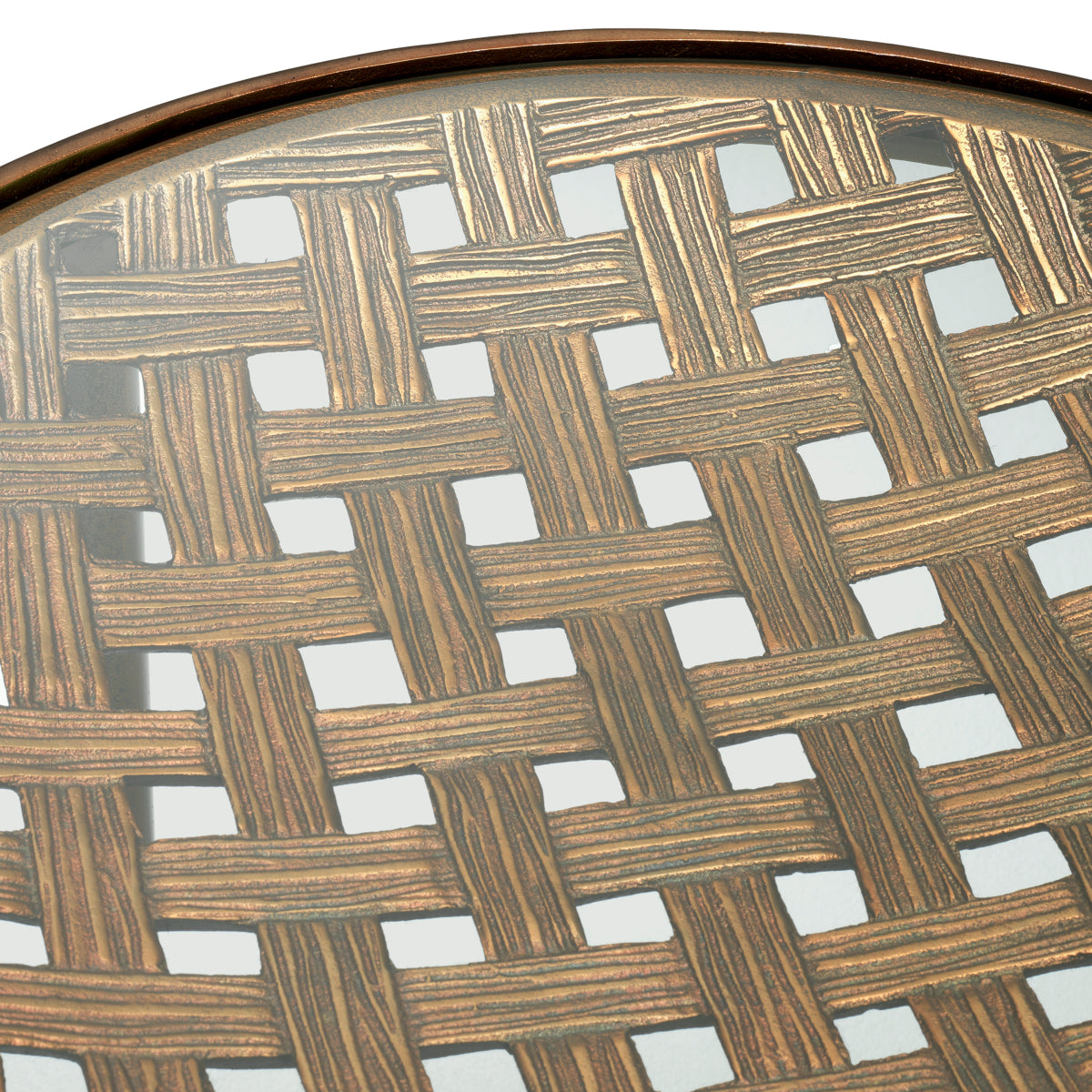 Woven Design Side Table Sorrento | Eichholtz Miami