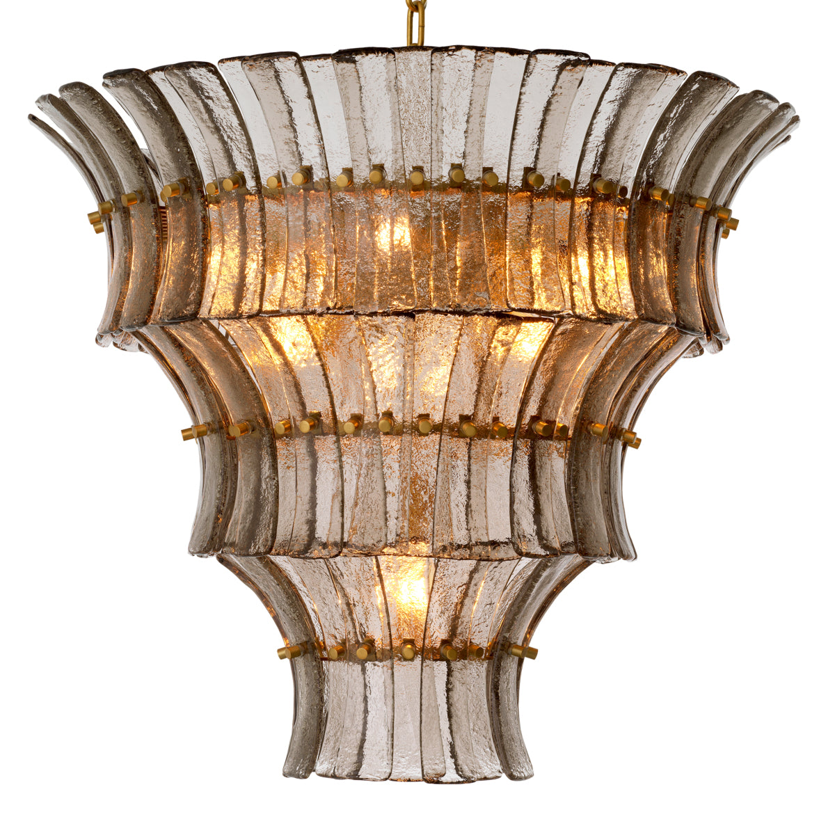 Glass Tiered Chandelier Toscano | Eichholtz Miami