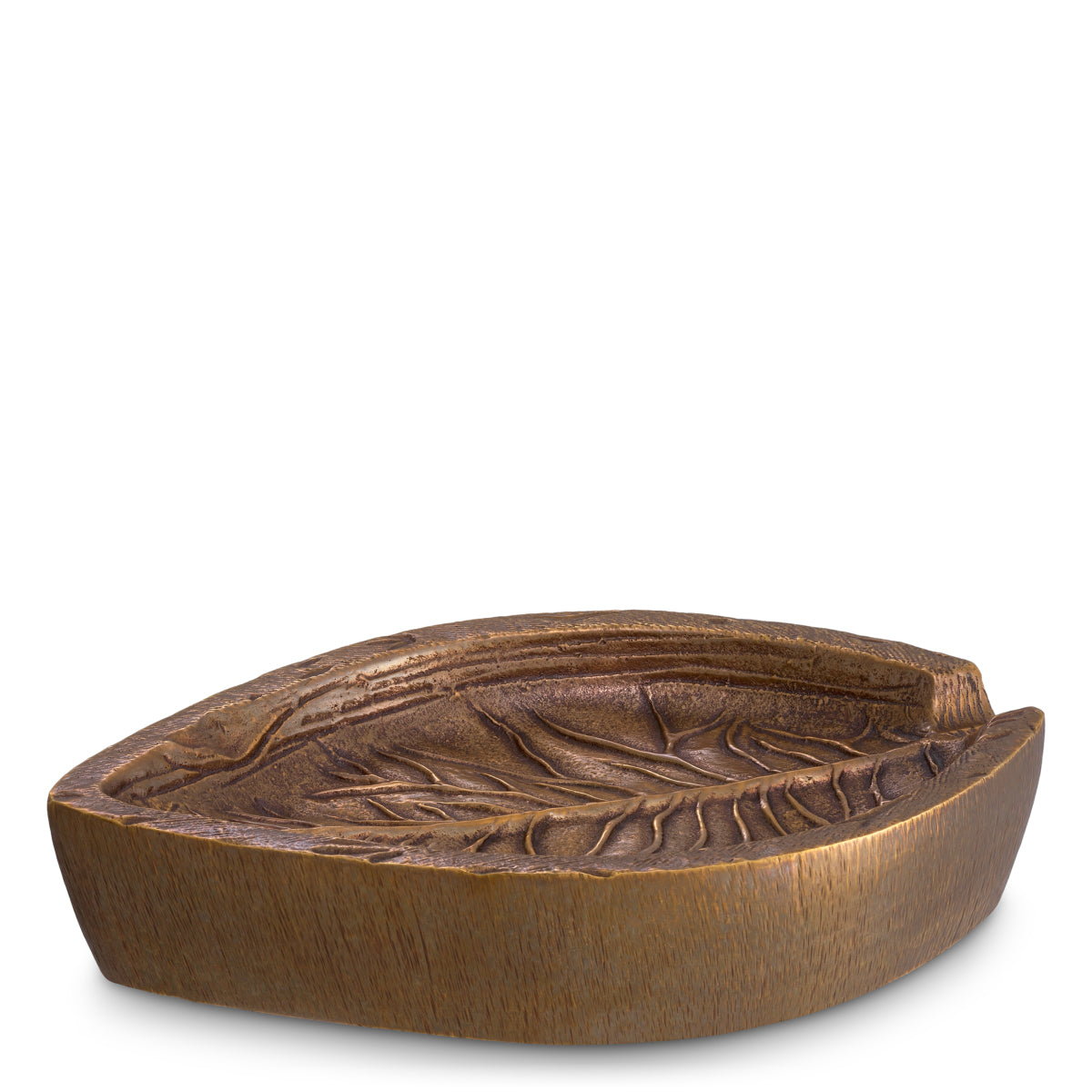 Leaf-Patterned Metal Bowl Rosselli | Eichholtz Miami