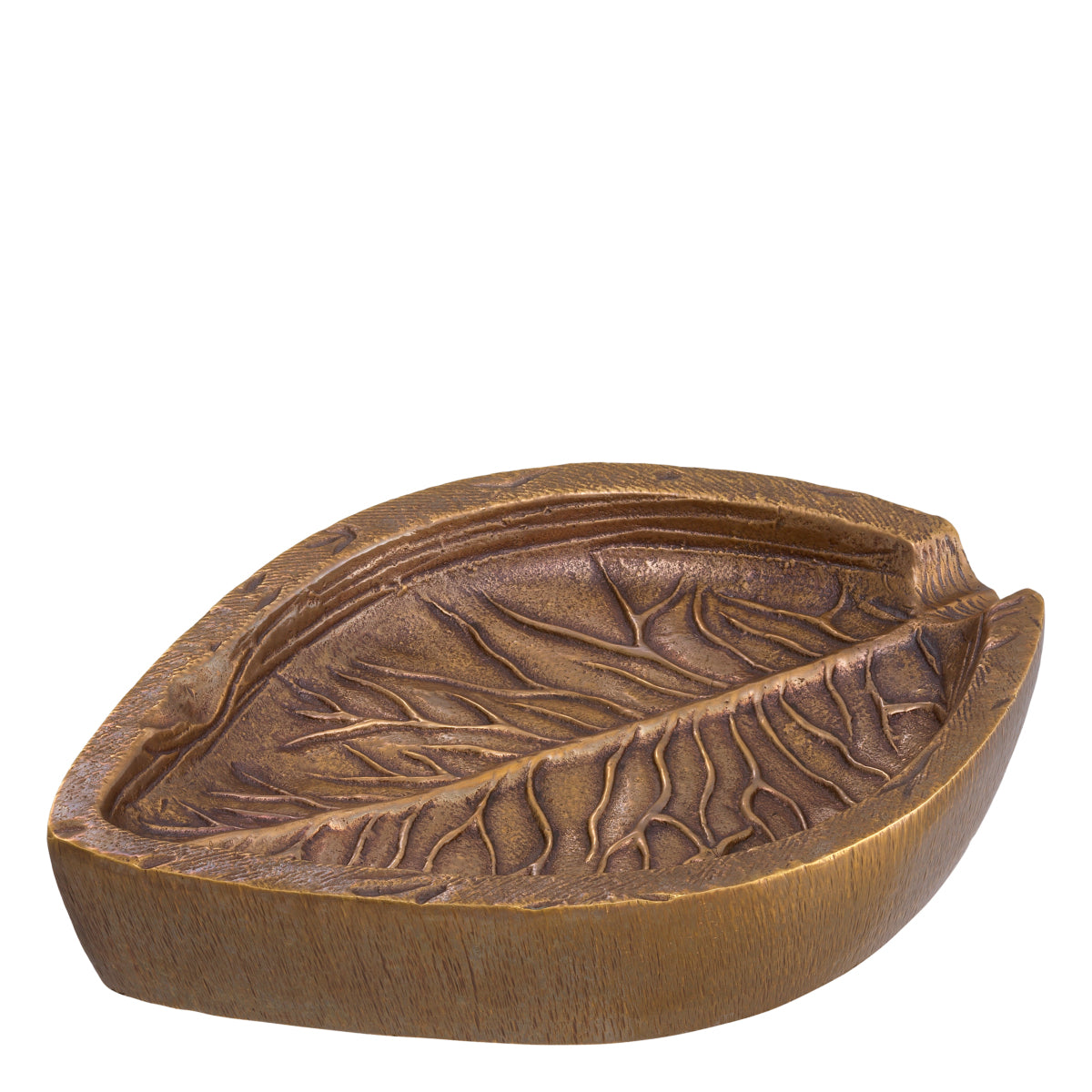 Leaf-Patterned Metal Bowl Rosselli | Eichholtz Miami