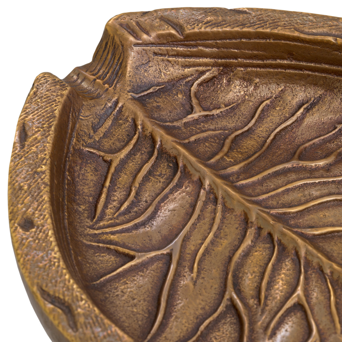 Leaf-Patterned Metal Bowl Rosselli | Eichholtz Miami
