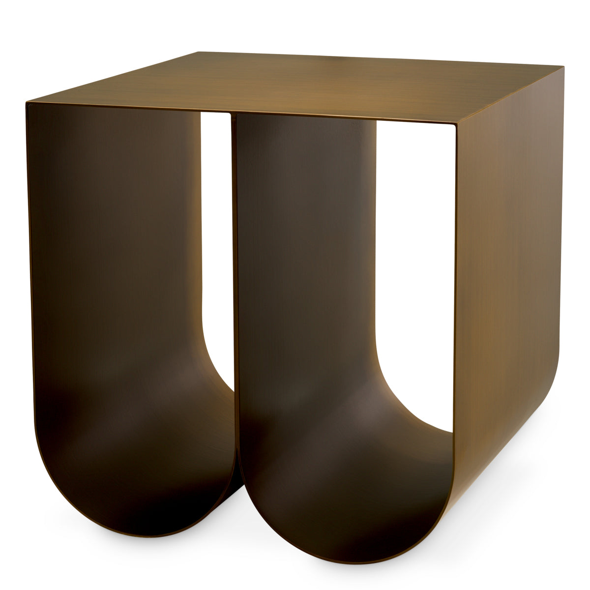 Brushed Brass Side Table Rafaello | Eichholtz Miami