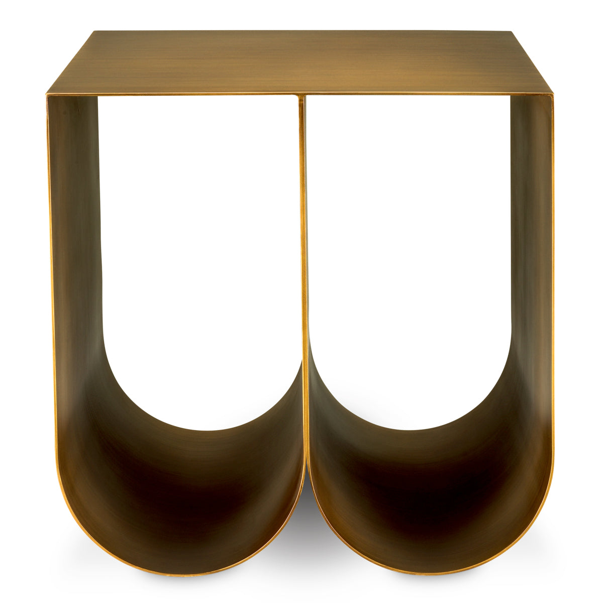 Brushed Brass Side Table Rafaello | Eichholtz Miami