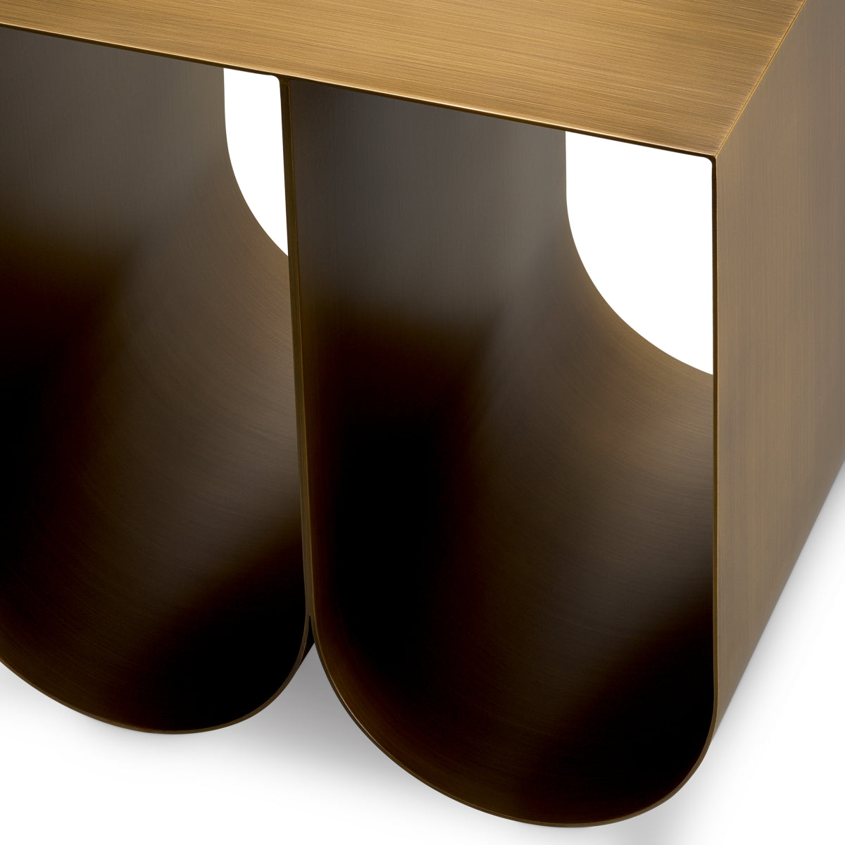 Brushed Brass Side Table Rafaello | Eichholtz Miami