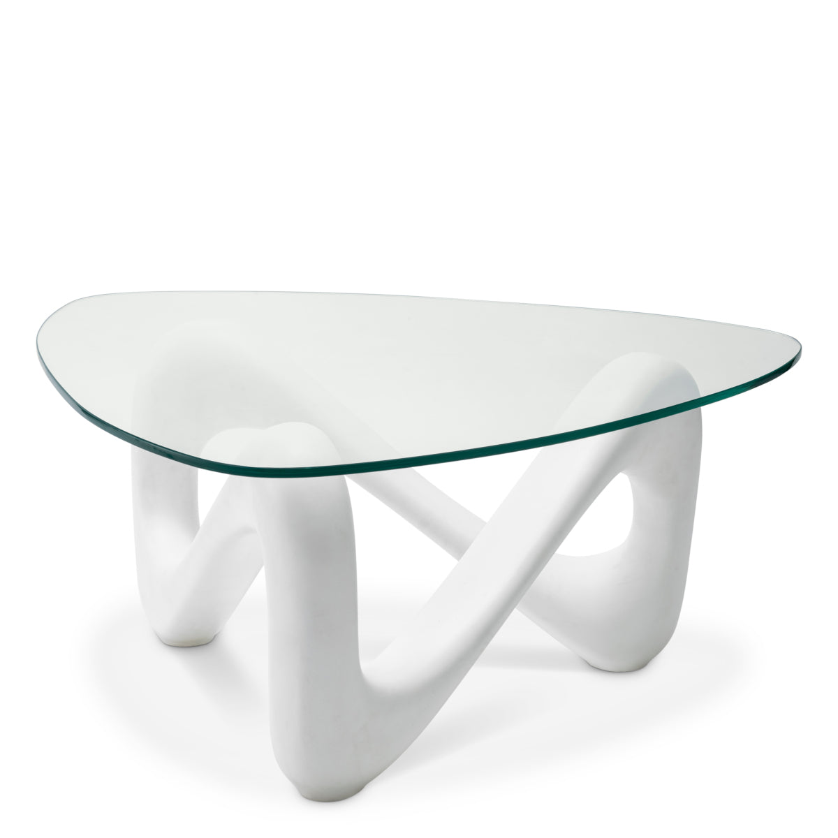 Off-White Sculptural Coffee Table Aventura | Eichholtz Miami