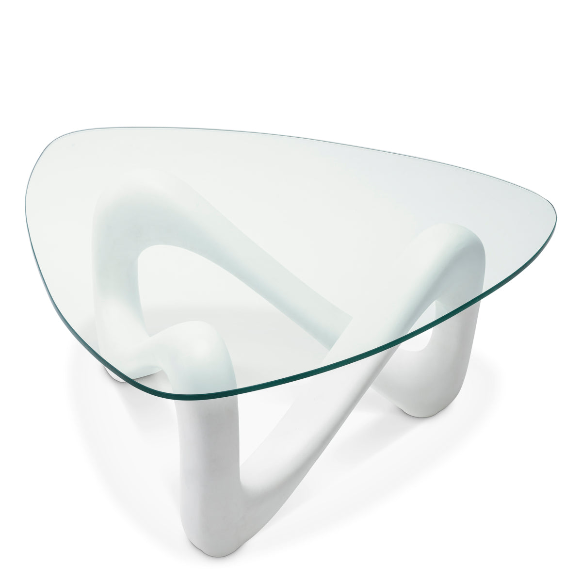 Off-White Sculptural Coffee Table Aventura | Eichholtz Miami