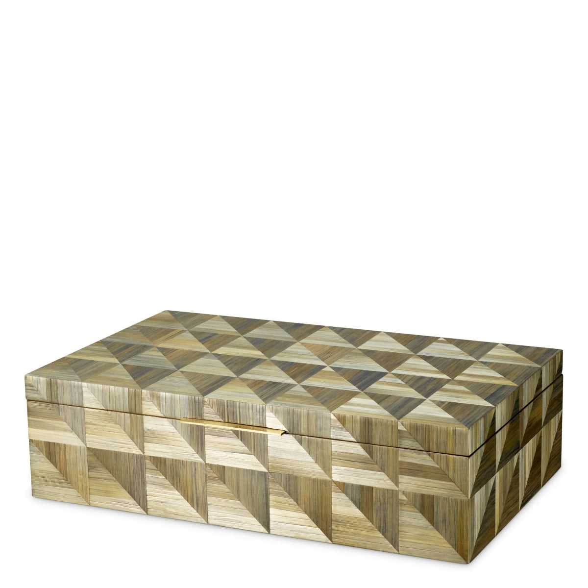 Brown Marquetry Box Hilgard | Eichholtz Miami
