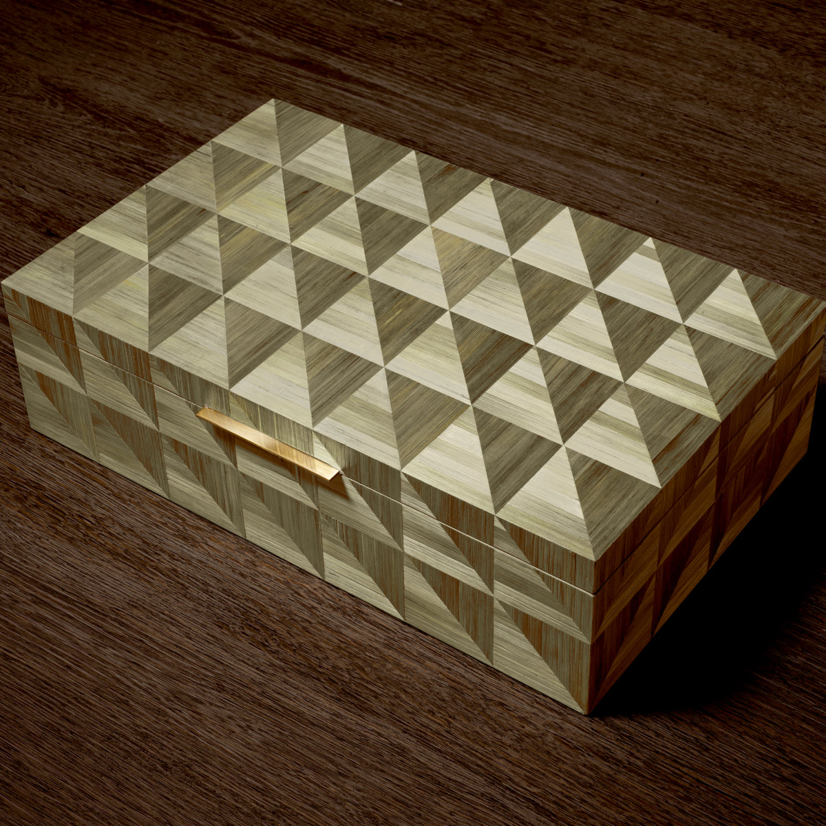Brown Marquetry Box Hilgard | Eichholtz Miami