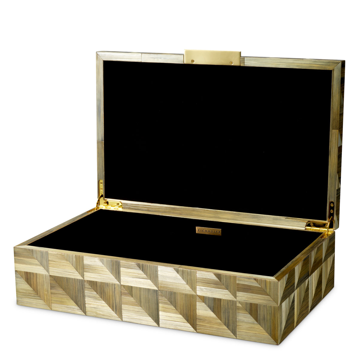 Brown Marquetry Box Hilgard | Eichholtz Miami