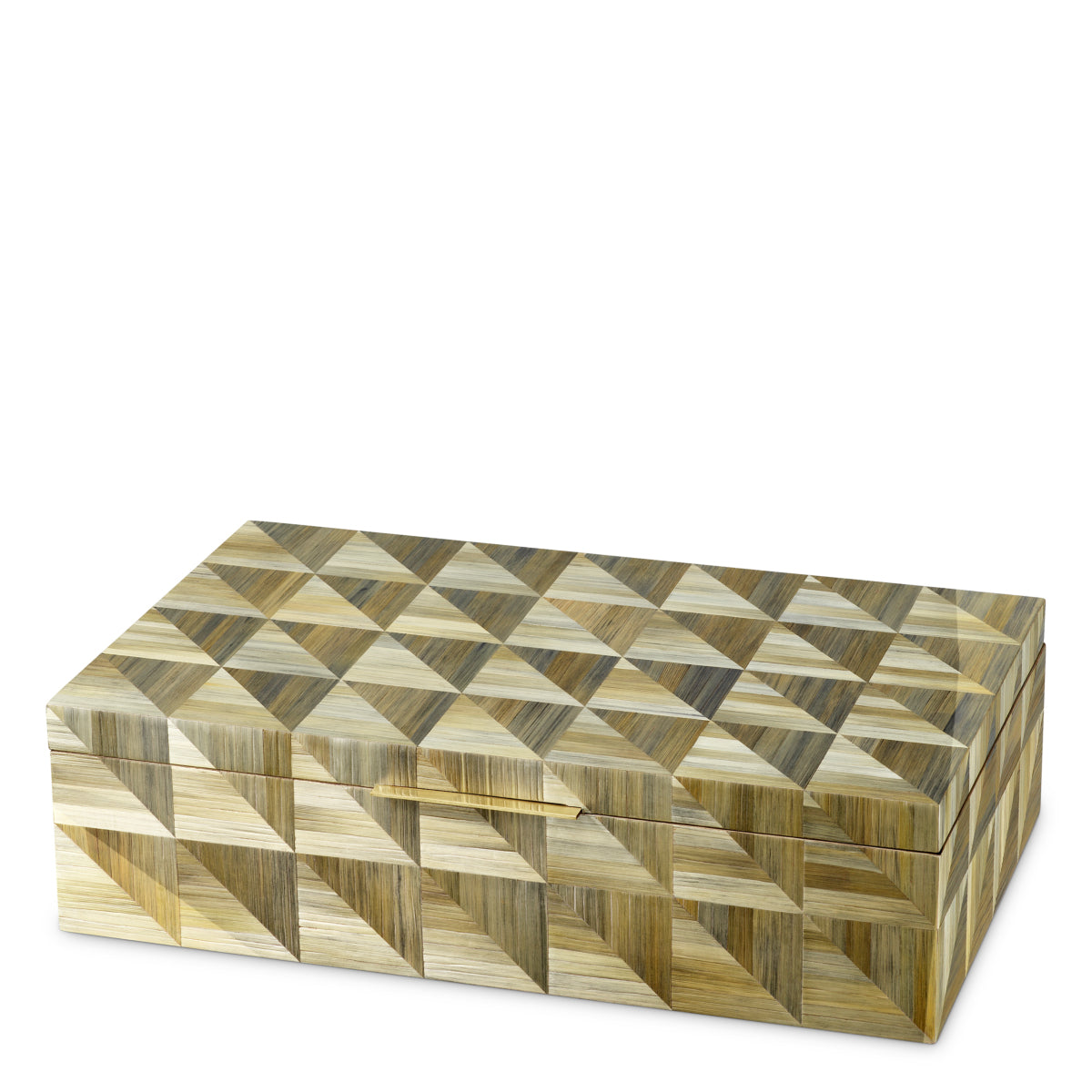 Brown Marquetry Box Hilgard | Eichholtz Miami